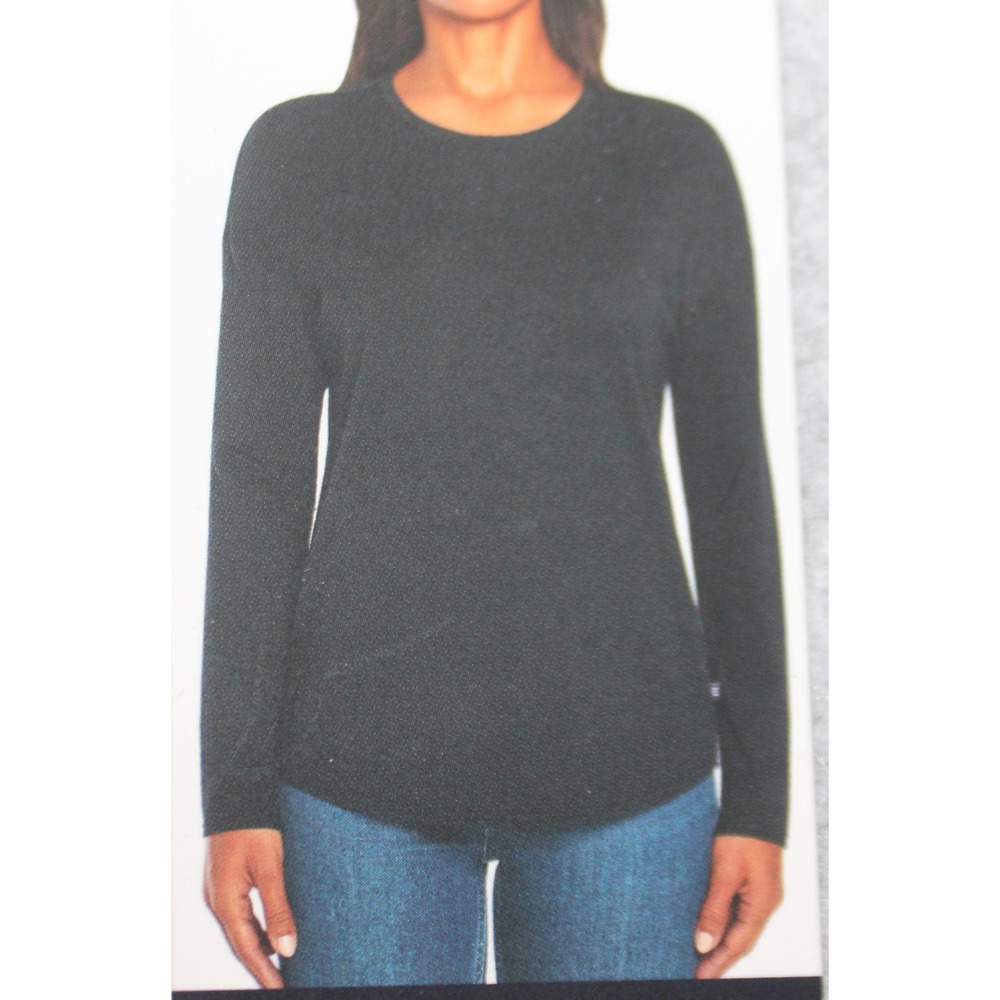 Women's Gap long sleeve black Tee shirt size Small